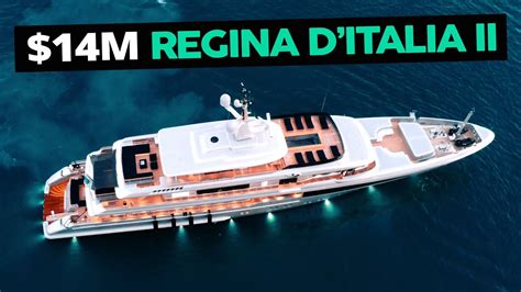 REGINA D’ITALIA II Yacht – Epic $14 Million .